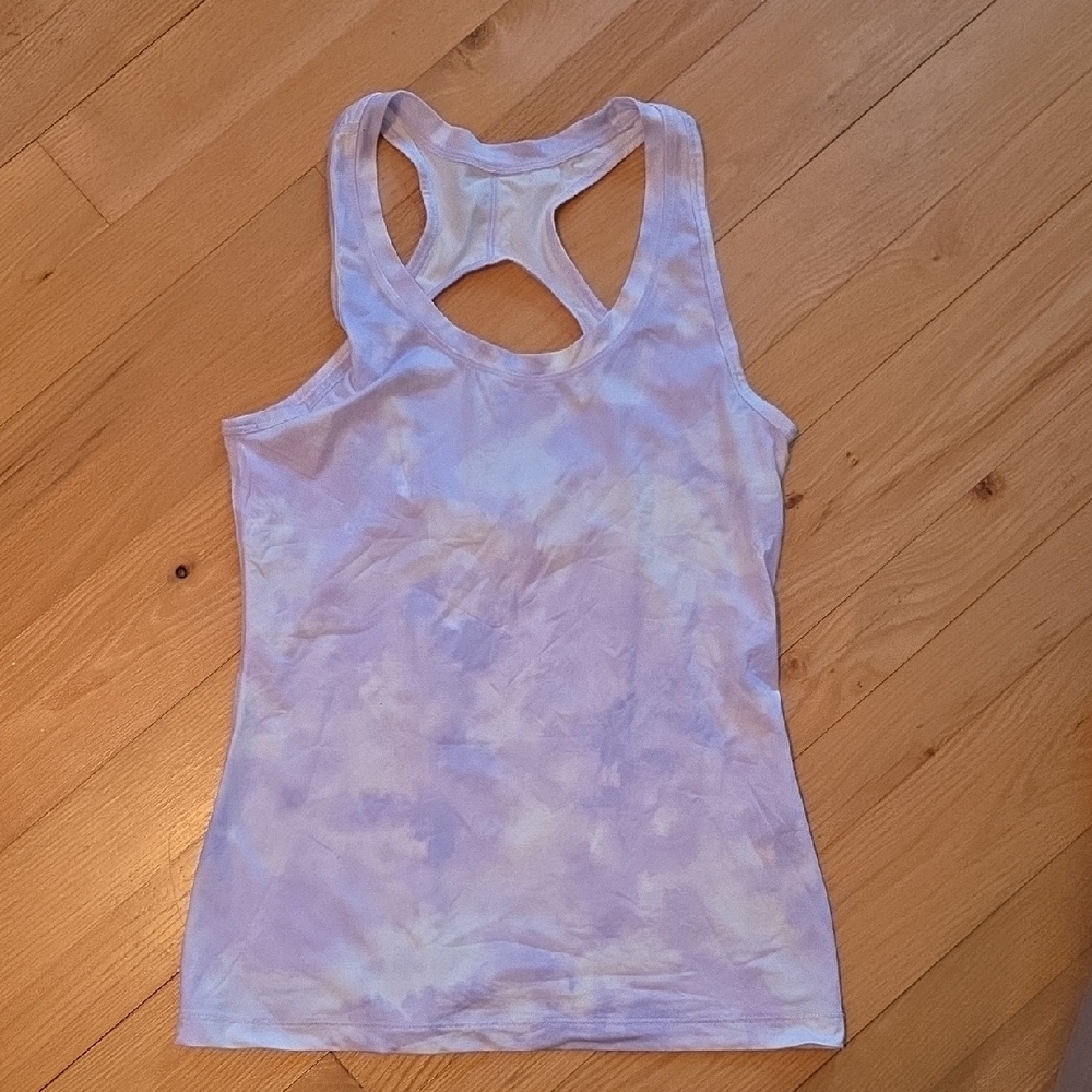 Athleta Women's Purple Tie-Dye Tank Top